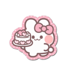 シール風うしゃぎ！！2ピンク（個別スタンプ：12）