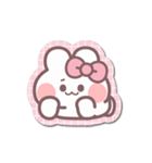 シール風うしゃぎ！！2ピンク（個別スタンプ：18）