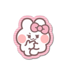 シール風うしゃぎ！！2ピンク（個別スタンプ：21）