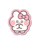 シール風うしゃぎ！！2ピンク（個別スタンプ：22）