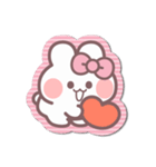シール風うしゃぎ！！2ピンク（個別スタンプ：24）