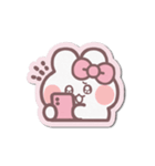 シール風うしゃぎ！！2ピンク（個別スタンプ：26）