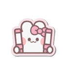 シール風うしゃぎ！！2ピンク（個別スタンプ：27）