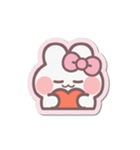 シール風うしゃぎ！！2ピンク（個別スタンプ：28）