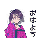 サブカル女子の冬♡ほっこり編（個別スタンプ：2）