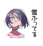 サブカル女子の冬♡ほっこり編（個別スタンプ：21）