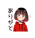 ダウナー女子の冬★ゆるふわ（個別スタンプ：3）