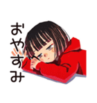 ダウナー女子の冬★ゆるふわ（個別スタンプ：10）