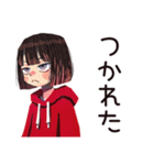 ダウナー女子の冬★ゆるふわ（個別スタンプ：12）