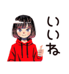 ダウナー女子の冬★ゆるふわ（個別スタンプ：20）