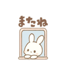［ひらがな白うさちゃん］使えるスタンプ（個別スタンプ：25）