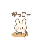 ［ひらがな白うさちゃん］使えるスタンプ（個別スタンプ：28）