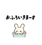 ［ひらがな白うさちゃん］使えるスタンプ（個別スタンプ：33）
