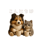 毎年つかえる♡シェルティの冬＆年末年始（個別スタンプ：3）