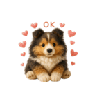 毎年つかえる♡シェルティの冬＆年末年始（個別スタンプ：6）