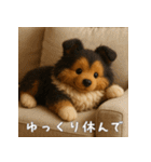 毎年つかえる♡シェルティの冬＆年末年始（個別スタンプ：11）