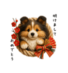 毎年つかえる♡シェルティの冬＆年末年始（個別スタンプ：29）