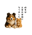 毎年つかえる♡シェルティの冬＆年末年始（個別スタンプ：30）