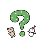 ゆきだるまとくま3（個別スタンプ：19）