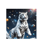 ホワイトタイガーの新日常10（個別スタンプ：8）