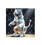 ホワイトタイガーの新日常10（個別スタンプ：10）