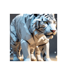 ホワイトタイガーの新日常10（個別スタンプ：12）