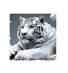 ホワイトタイガーの新日常10（個別スタンプ：26）