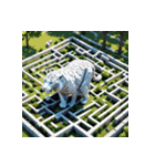 ホワイトタイガーの新日常10（個別スタンプ：35）