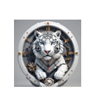 ホワイトタイガーの新日常10（個別スタンプ：38）