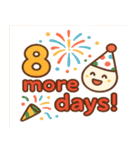 あと○日で新年！カウントダウンスタンプ（個別スタンプ：8）