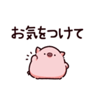 気をつけてのぶた（個別スタンプ：1）