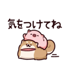 気をつけてのぶた（個別スタンプ：19）