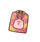 気をつけてのぶた（個別スタンプ：40）