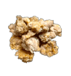 からあげ素材(縁取りあり)（個別スタンプ：31）