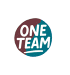 ONE TEAM でいきましょう。（個別スタンプ：8）