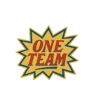 ONE TEAM でいきましょう。（個別スタンプ：13）