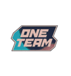 ONE TEAM でいきましょう。（個別スタンプ：18）