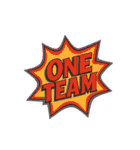 ONE TEAM でいきましょう。（個別スタンプ：27）