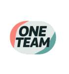 ONE TEAM でいきましょう。（個別スタンプ：29）