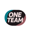 ONE TEAM でいきましょう。（個別スタンプ：30）