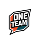 ONE TEAM でいきましょう。（個別スタンプ：39）