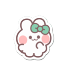 シール風うしゃぎ！！2緑色（個別スタンプ：1）