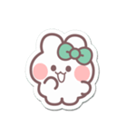 シール風うしゃぎ！！2緑色（個別スタンプ：2）