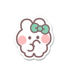 シール風うしゃぎ！！2緑色（個別スタンプ：4）