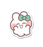 シール風うしゃぎ！！2緑色（個別スタンプ：5）