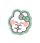シール風うしゃぎ！！2緑色（個別スタンプ：9）