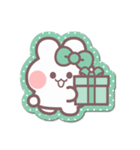 シール風うしゃぎ！！2緑色（個別スタンプ：11）