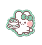 シール風うしゃぎ！！2緑色（個別スタンプ：12）