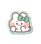 シール風うしゃぎ！！2緑色（個別スタンプ：18）