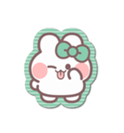 シール風うしゃぎ！！2緑色（個別スタンプ：23）